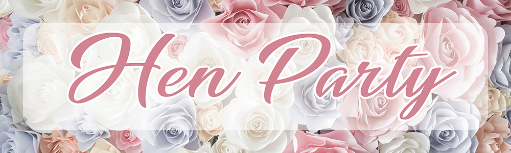 Hen Do Banner - Roses Hen party