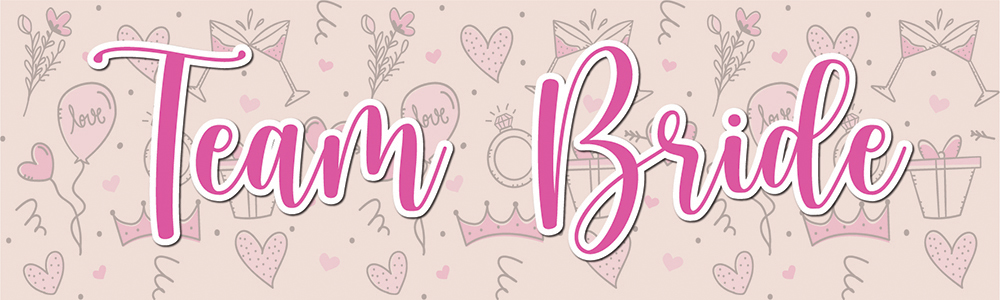 Hen Do Banner - Team Bride Hen Party