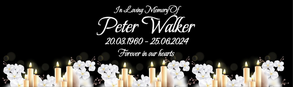 Personalised Funeral Banner - In Loving Memory - Custom Name