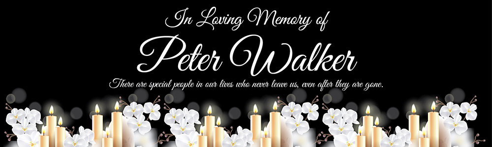 Personalised Funeral Banner - In Loving Memory - Custom Name