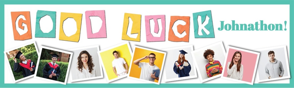 Personalised Good Luck Banner - New Job - 9 Photo Upload