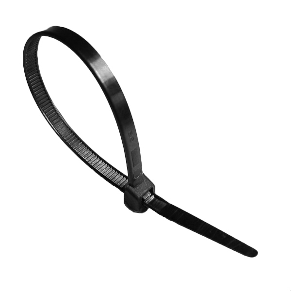 Single Black Cable Tie 200mm x 4mm