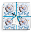 Personalised Baby Gift Wrapping Paper - Its A Boy - Upload 1 Photo