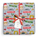 Personalised Christmas Gift Wrapping Paper - Xmas Friends - Add Name