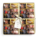 Personalised Birthday Gift Wrapping Paper -  Gold Photo Collage - 9 Photos & Text