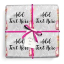 Personalised Party Gift Wrapping Paper -  Pink Champagne - Add Text