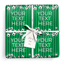 Personalised Birthday Gift Wrapping Paper - Football - Add Text