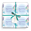 Personalised Birthday Gift Wrapping Paper - Mermaid Friends - Add Text