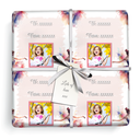 Personalised Birthday Gift Wrapping Paper - Ballerina - Add Text & 1 Photo