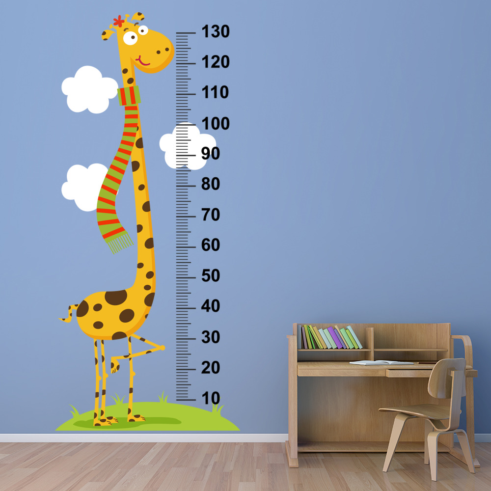 Cool Giraffe Height Chart Wall Sticker TestTest