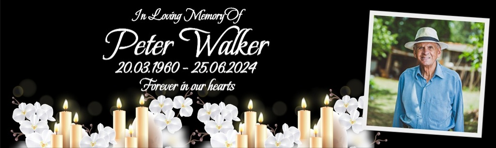 Personalised Funeral Banner - In Loving Memory - Custom Name & 1 Photo Upload