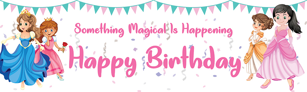 Birthday Banner - Magical Princess Party