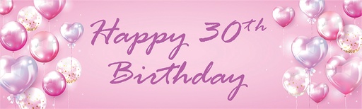 30th deals birthday banner